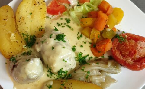 vendredi midi et soir sur réservation « paupiette de veau sauce moutarde et ses accompagnements »